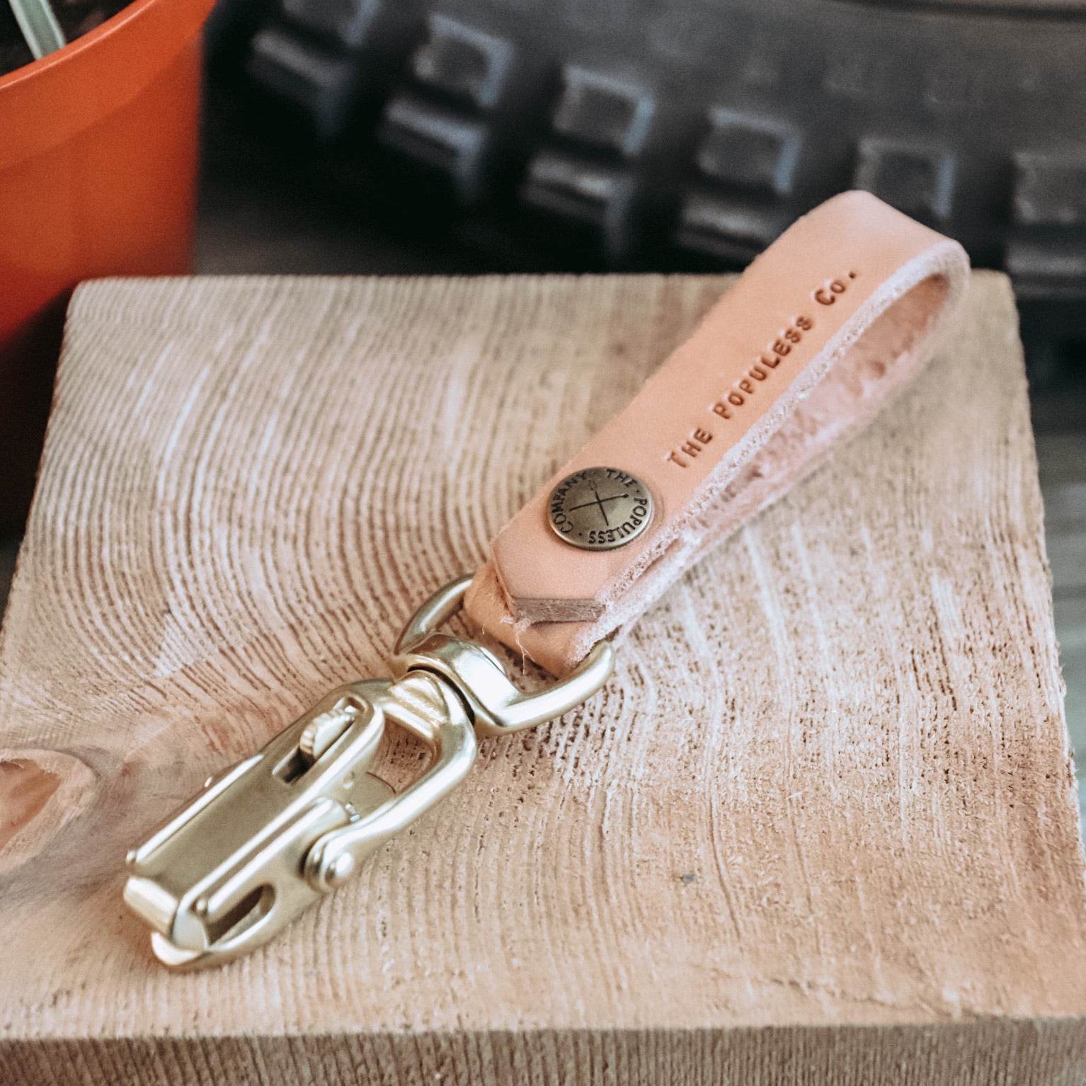 Natural Leather Key Fob with RFID Protection - Secure Key Organizer for Home, Office & Travel | Durable & Stylish Keychain Accessory
