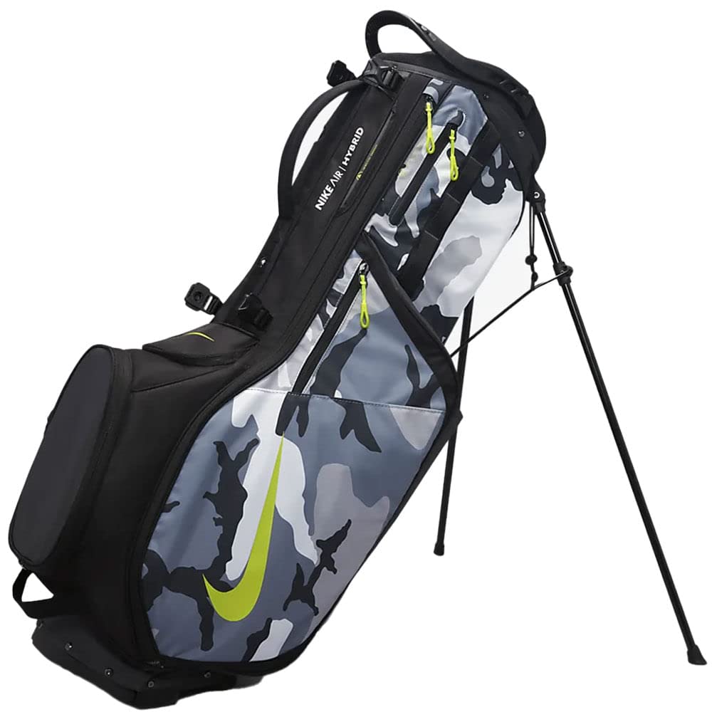 Nike Air Hybrid 2 Golf Bag Camo - Lightweight Stand Golf Bag with Multiple Pockets for Clubs & Accessories | Perfect for Golf Tournaments, Driving Range & Outdoor Sports