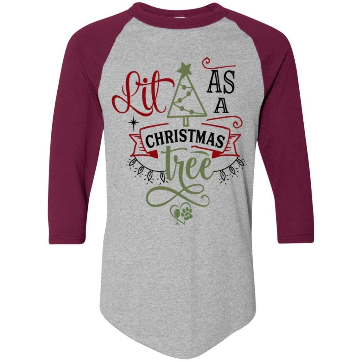 Athletic Heather/Maroon