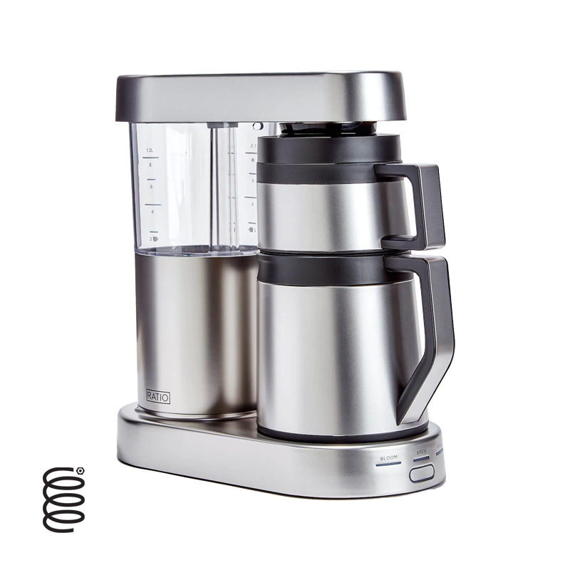 Ratio Six Coffee Brewer - Premium Stainless Steel Drip Coffee Maker for Home & Office Use | Perfect for Daily Brewing, Entertaining & Gifting