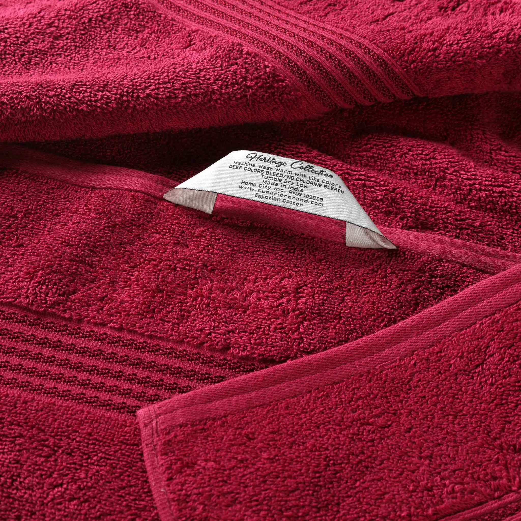 Premium Heritage Egyptian Cotton Bath Towel Set of 2 - Ultra Soft, Highly Absorbent & Quick Dry - Luxury Spa & Bathroom Essentials for Home & Hotel Use