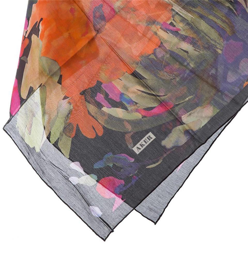 Premium Aker Silk Cotton Square Hijab Scarf 7302 411 - Soft & Breathable Muslim Headscarf for Women, Perfect for Daily Wear, Prayer, and Special Occasions