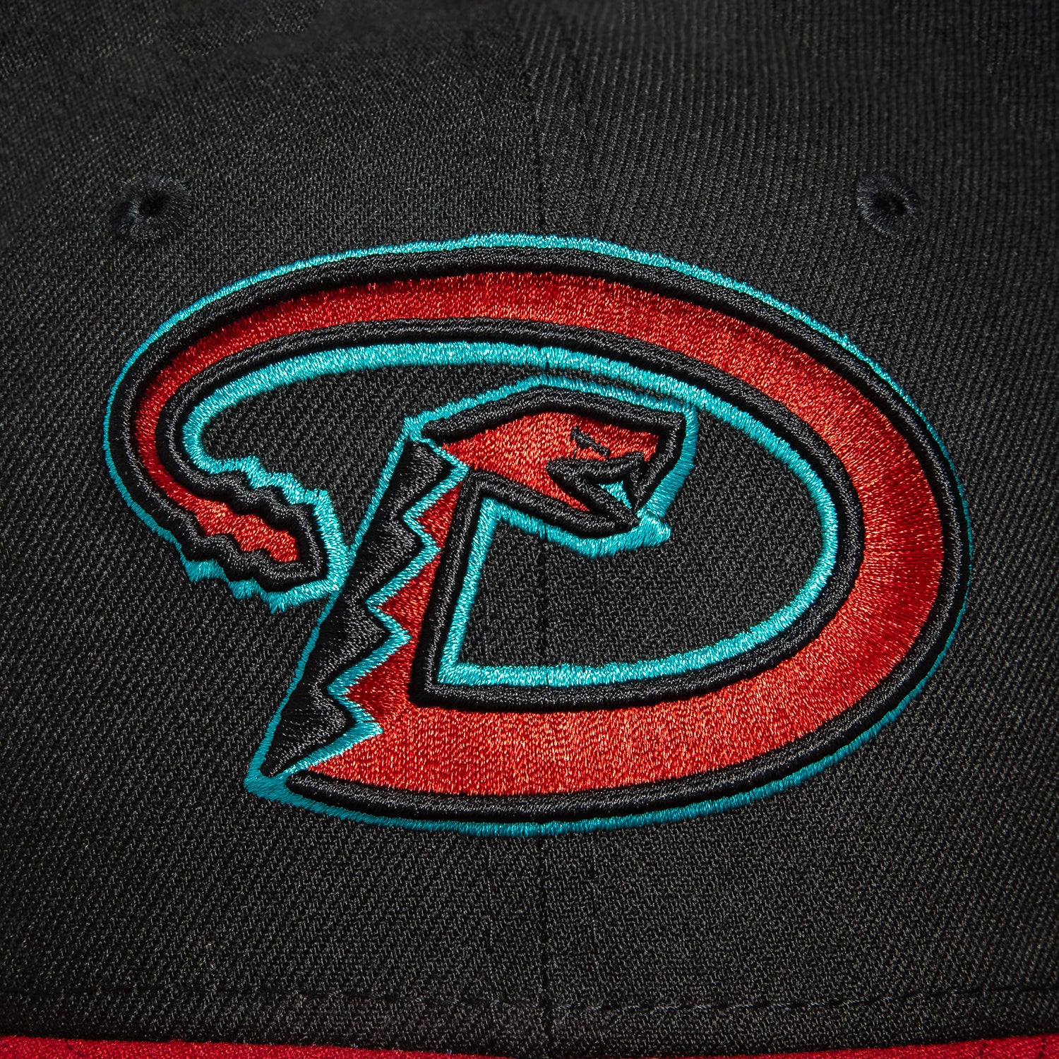 New Era 59Fifty Authentic MLB Baseball Cap - Arizona Diamondbacks 2024 Road Edition (Black & Cardinal) | Adjustable Snapback Hat for Men & Women | Perfect for Games, Streetwear & Sports Fans