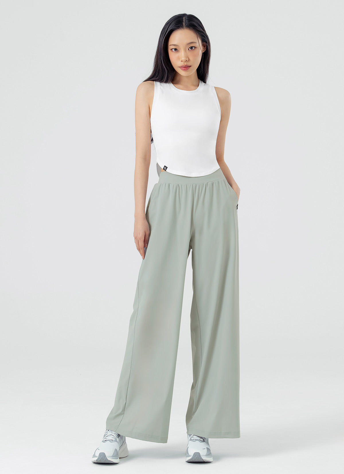Air Freezer Cooling Wide Leg Pants for Women - Breathable Loose Fit Summer Trousers for Outdoor, Yoga & Lounge Wear
