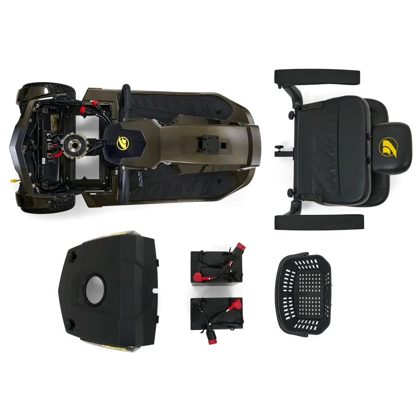 Companion HD 3 Wheel Mobility Scooter for Adults - Lightweight Foldable Electric Scooter with Comfortable Seat - Perfect for Shopping, Travel & Outdoor Activities