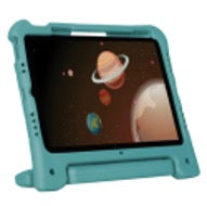 Targus Antimicrobial Kids Case for iPad Air 11 (M2/5th/4th Gen) - Teal Blue Protective Cover for School & Travel