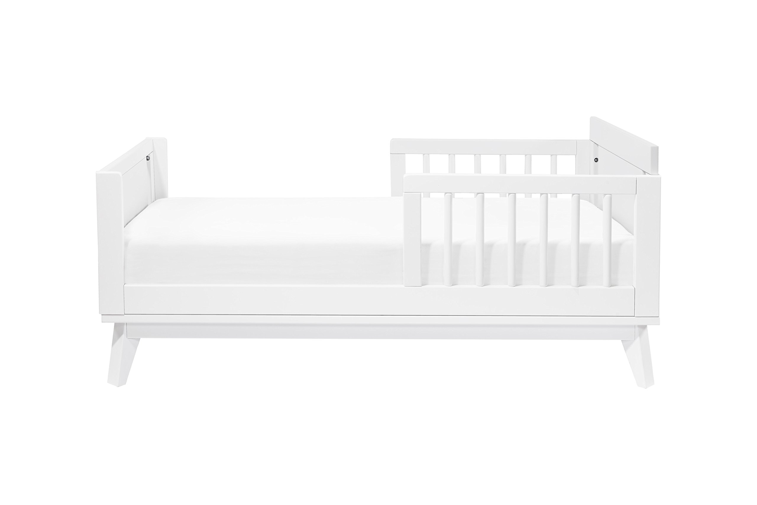 Babyletto White Hudson & Scoot Crib to Junior Bed Conversion Kit – Safe Toddler Bed Rail for Nursery Room Transition