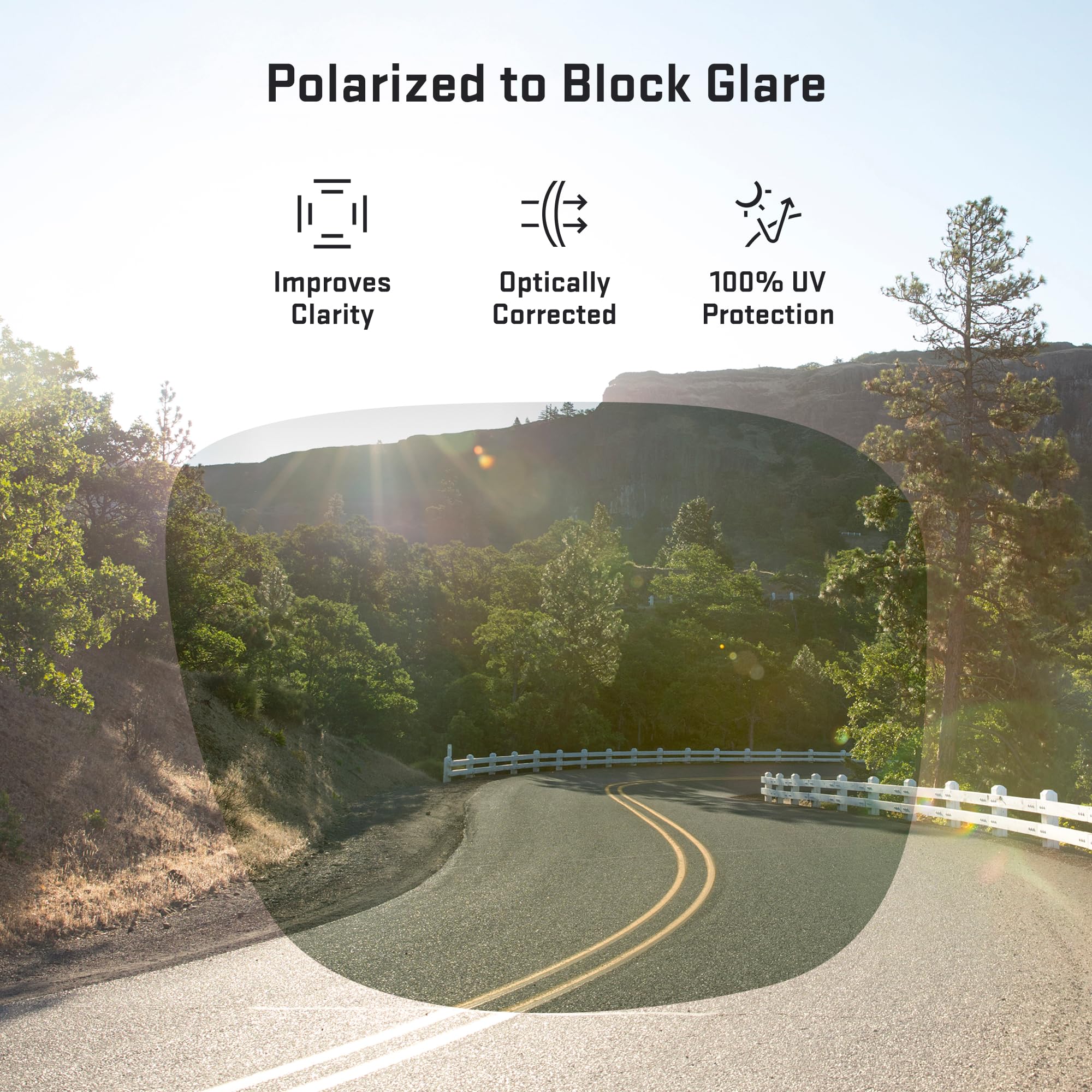Revant Replacement Lenses for Electric Charge Sunglasses - Polarized UV Protection Lens Set for Outdoor Sports & Driving - Compatible with Oakley Electric Charge Frames