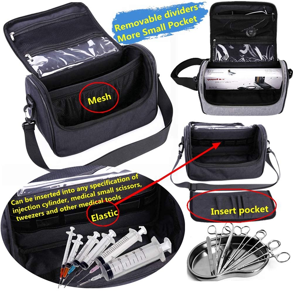 Custom Medical Bag with Personalized Logo - EMT, Paramedic, Nurse & Doctor First Responder Gear - Perfect for Emergency Kits, Home Healthcare & Hospital Use