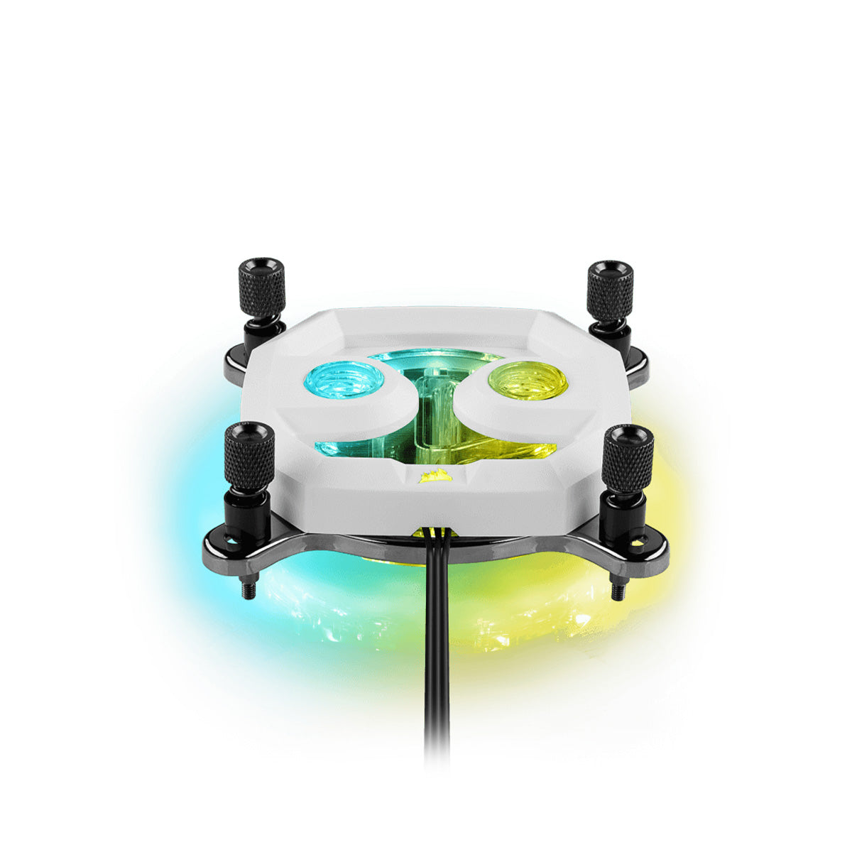 Corsair Hydro X Series XC7 RGB CPU Water Block - High Performance Cooling for Intel LGA 1200 & AMD AM4 Sockets - White RGB LED - Perfect for Gaming PCs & Custom Water Cooling Builds