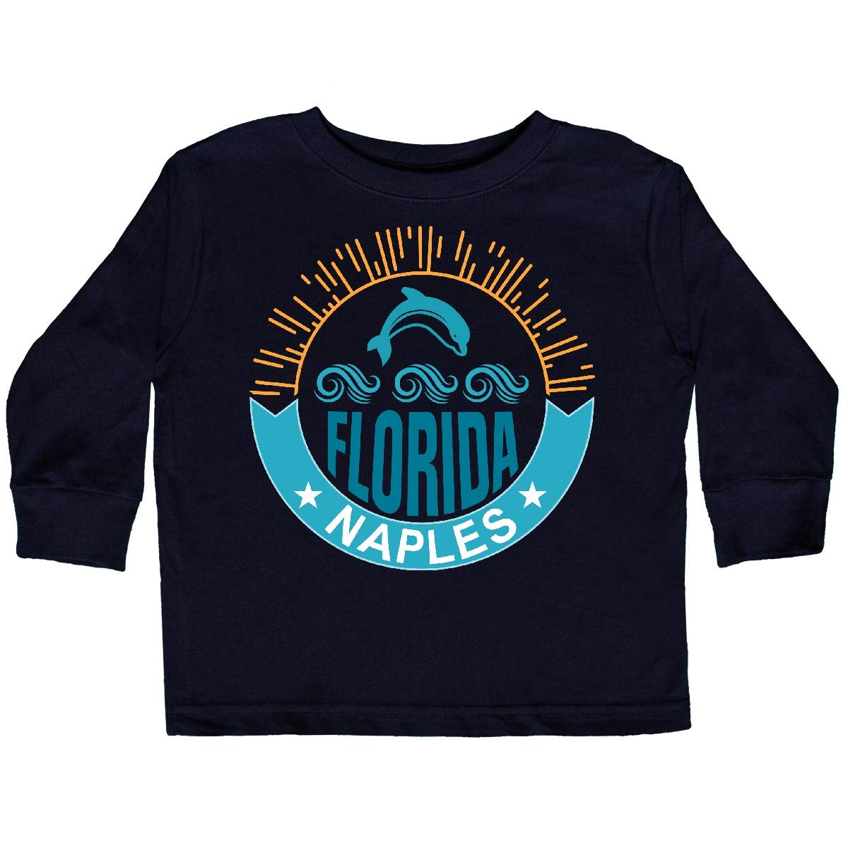 Inktastic Naples Florida Beach Vacation Toddler Long Sleeve T-Shirt - Soft Cotton Kids Shirt for Boys & Girls - Perfect for Family Trips, Beach Outings & Vacation Photos