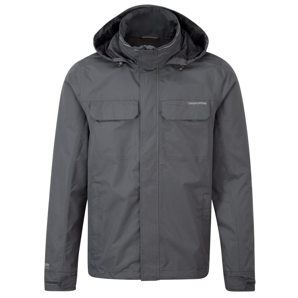 Craghoppers Men's Pierre Jacket - Lightweight Waterproof Hiking Jacket for Outdoor Adventures | Windproof & Breathable Raincoat for Camping, Trekking & Travel