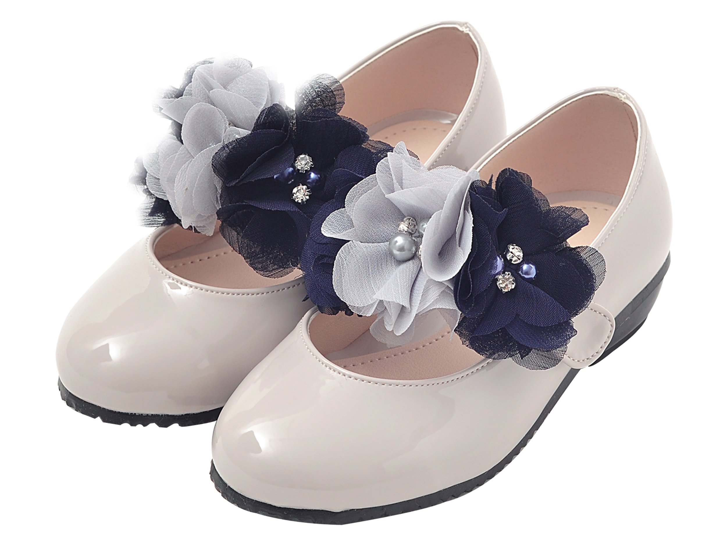 OZKIZ Toddler Girls Mary Jane Flats - Cute Dress Shoes for Little Girls | Comfortable & Stylish for School, Parties & Special Occasions