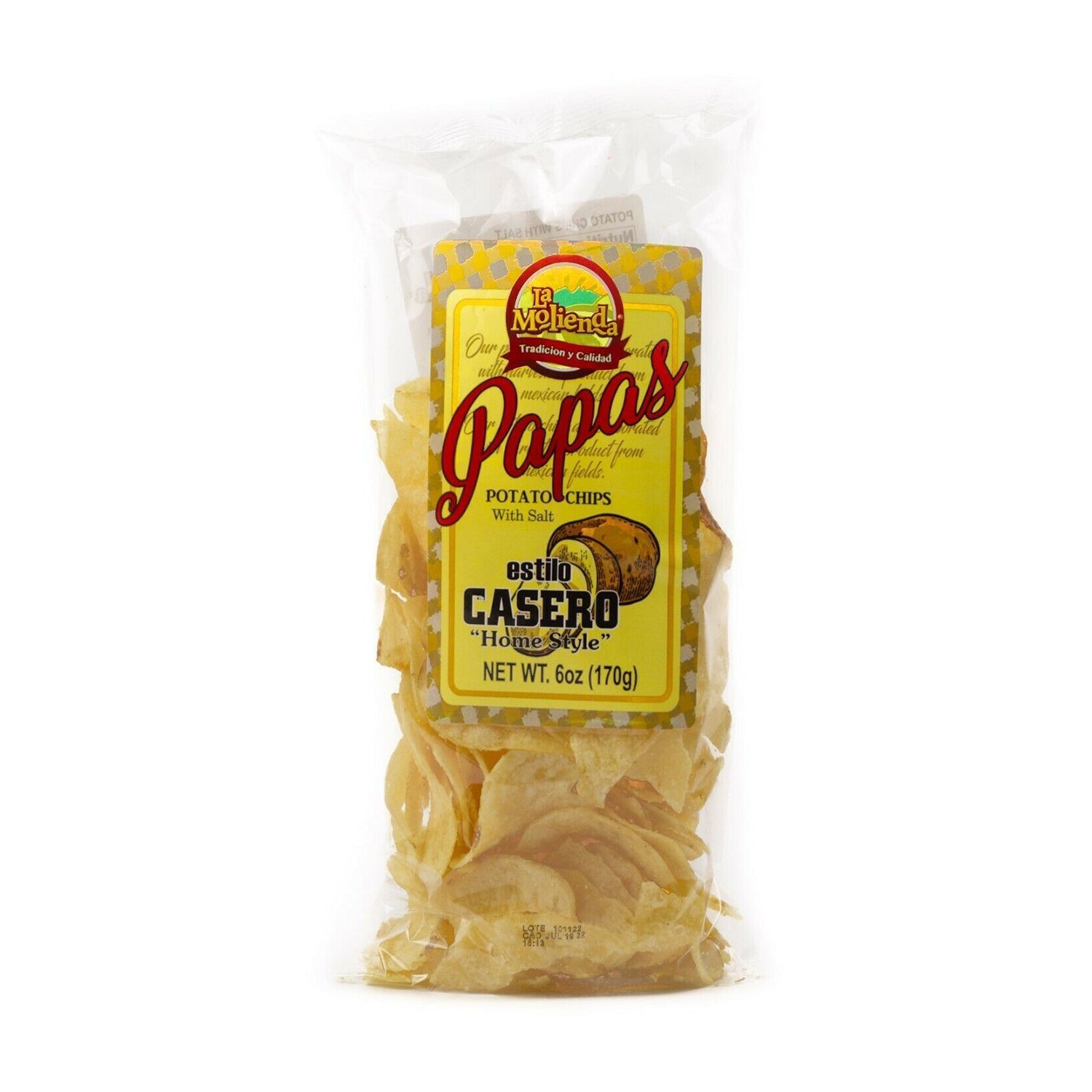 Original La Molienda Potato Chips | 6oz Bag | Perfect for Snacking, Parties & Road Trips