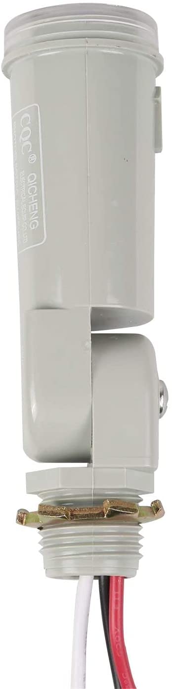 Ironsmith Outdoor Photoelectric Light Switch Transformer - Waterproof Cover with 3-Prong Quick Connect Photocell Sensor, 1800W/1100VA - Smart Lighting Control for Garden, Pathway & Security Lights