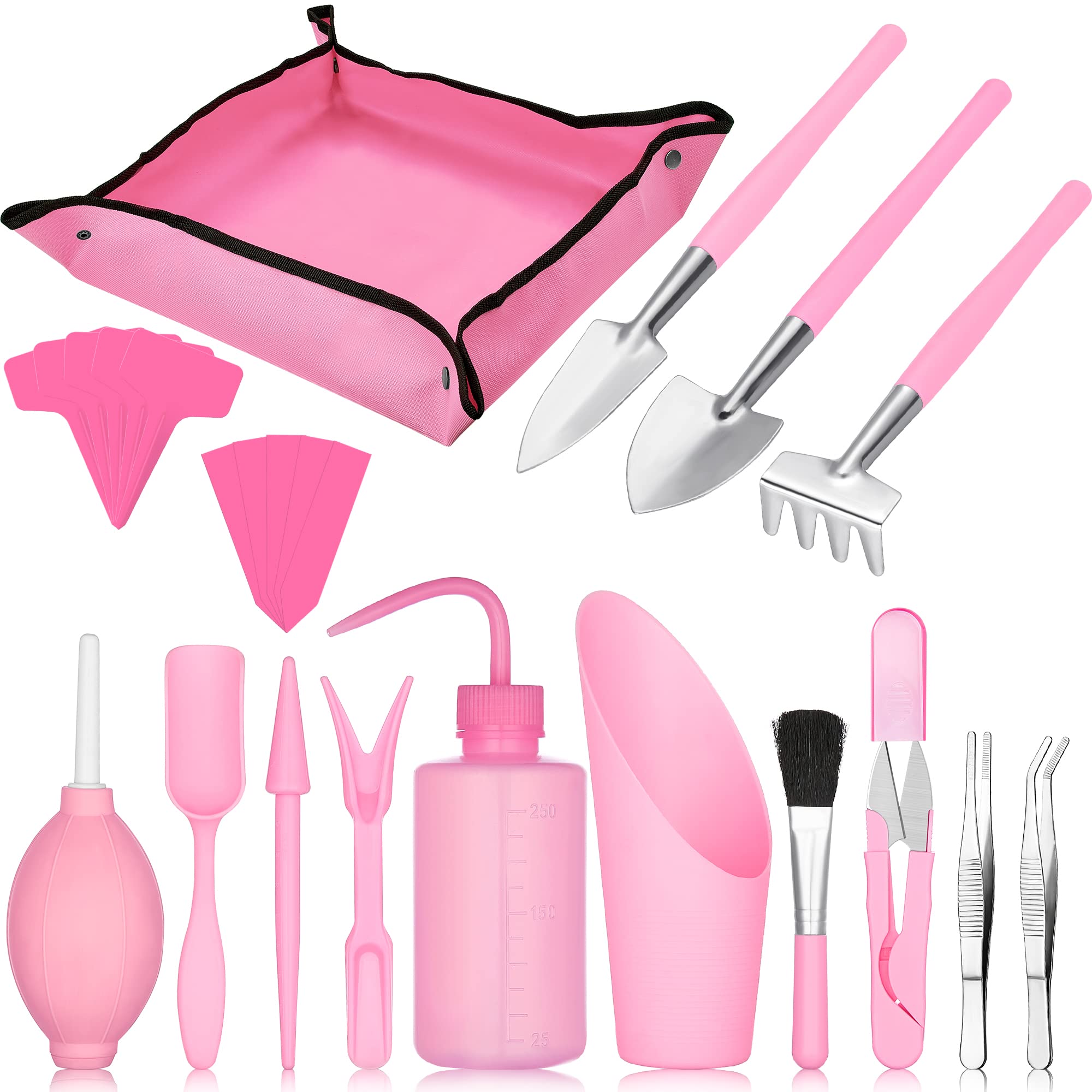 24 Pcs Mini Succulent Tools Set for Indoor/Outdoor Plant Care - Gardening Essentials