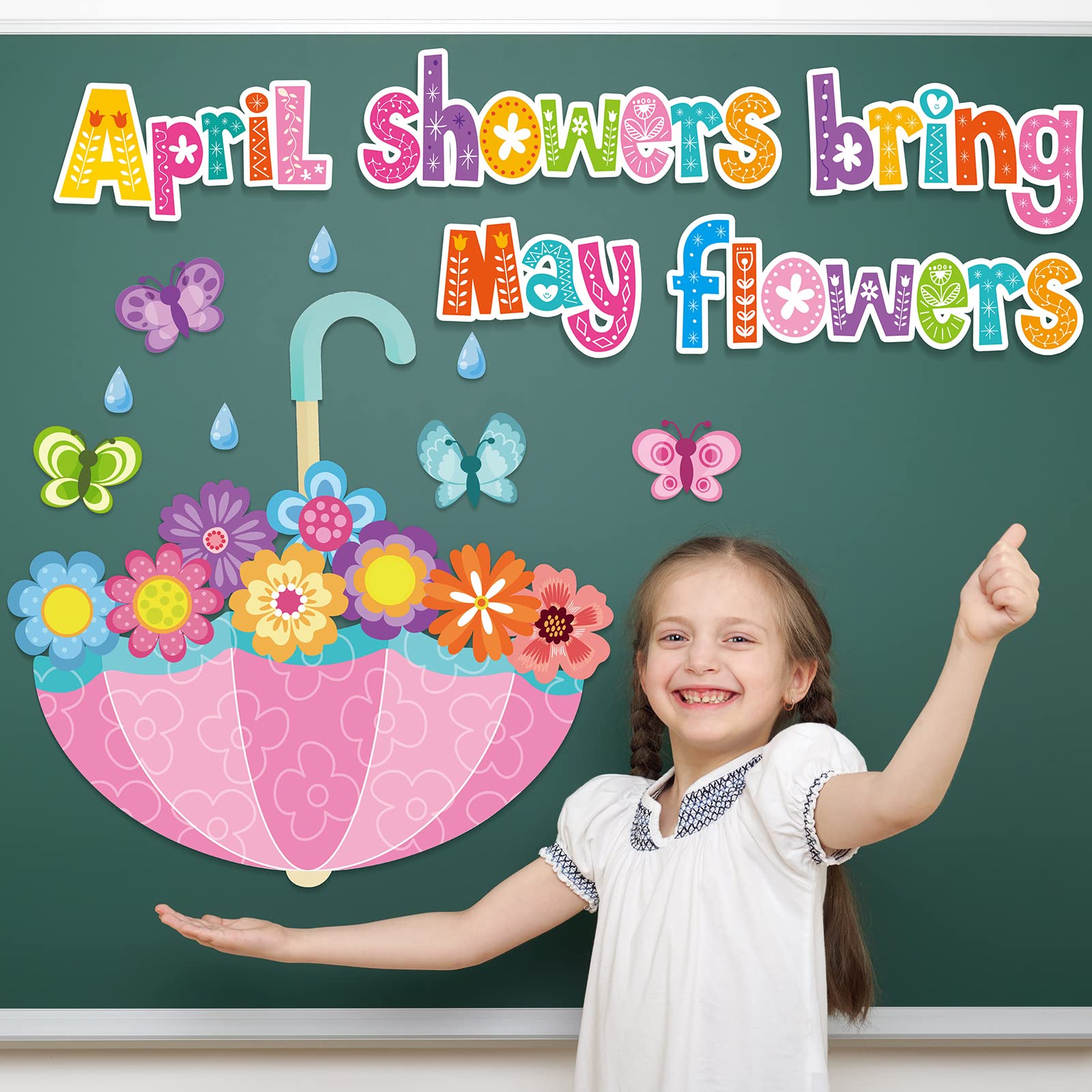 Spring Flower Decorations - Bulletin Board & Classroom Decor for Home & School
