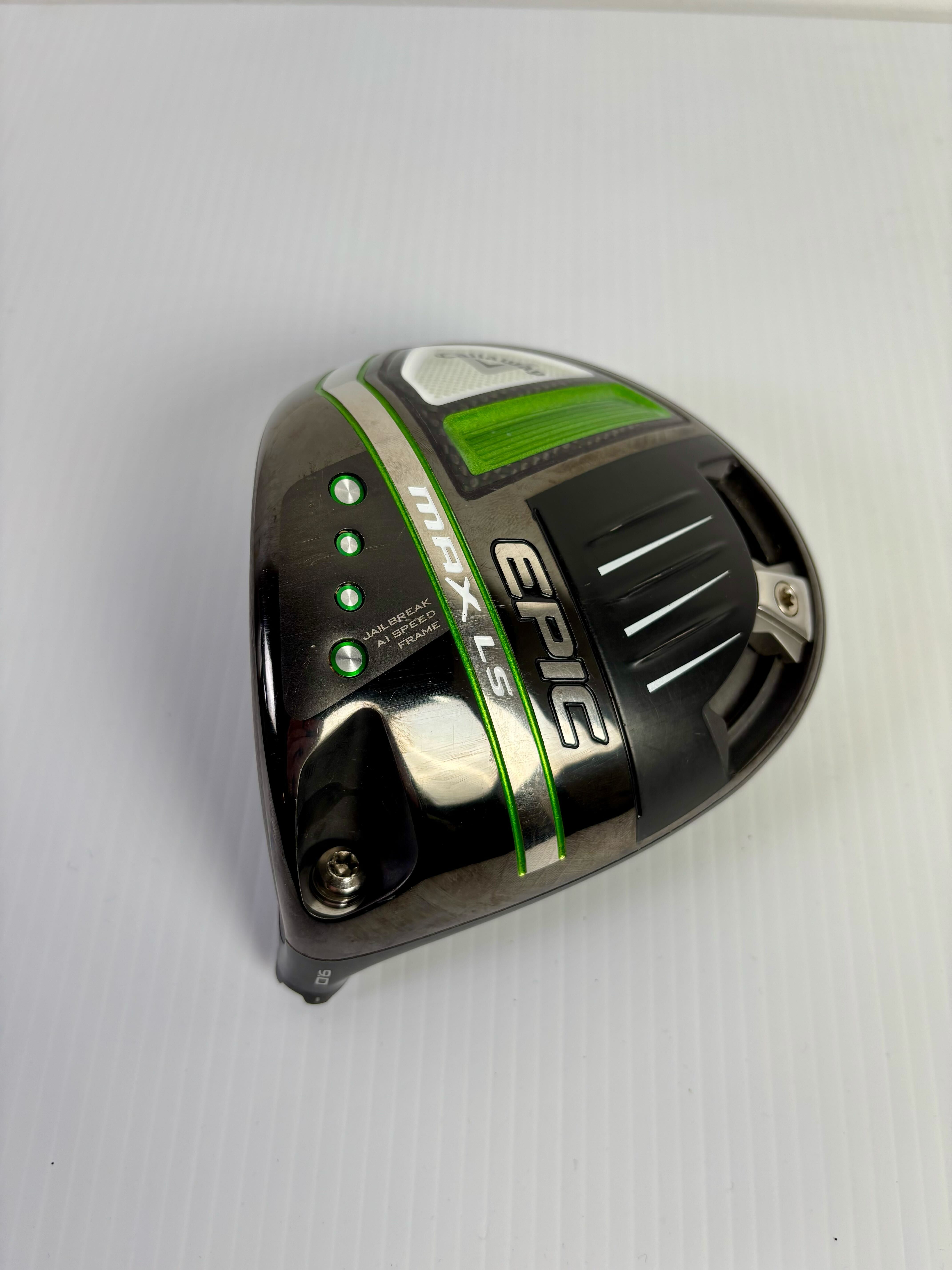 Used Callaway Epic Max LS Driver 9° Left Handed Head Only | Premium Golf Club for Men | Perfect for Driving Range & Tournament Play