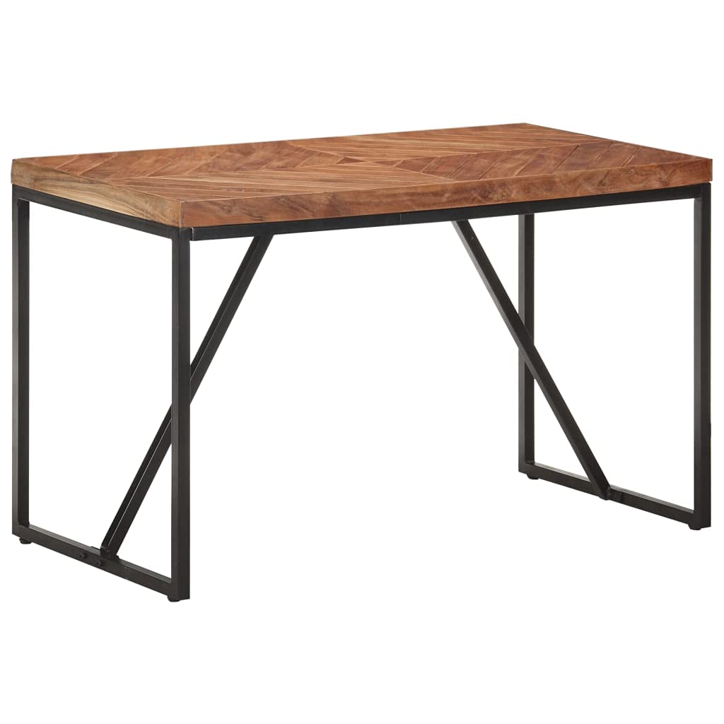 Solid Acacia & Mango Wood Dining Table - 47.2