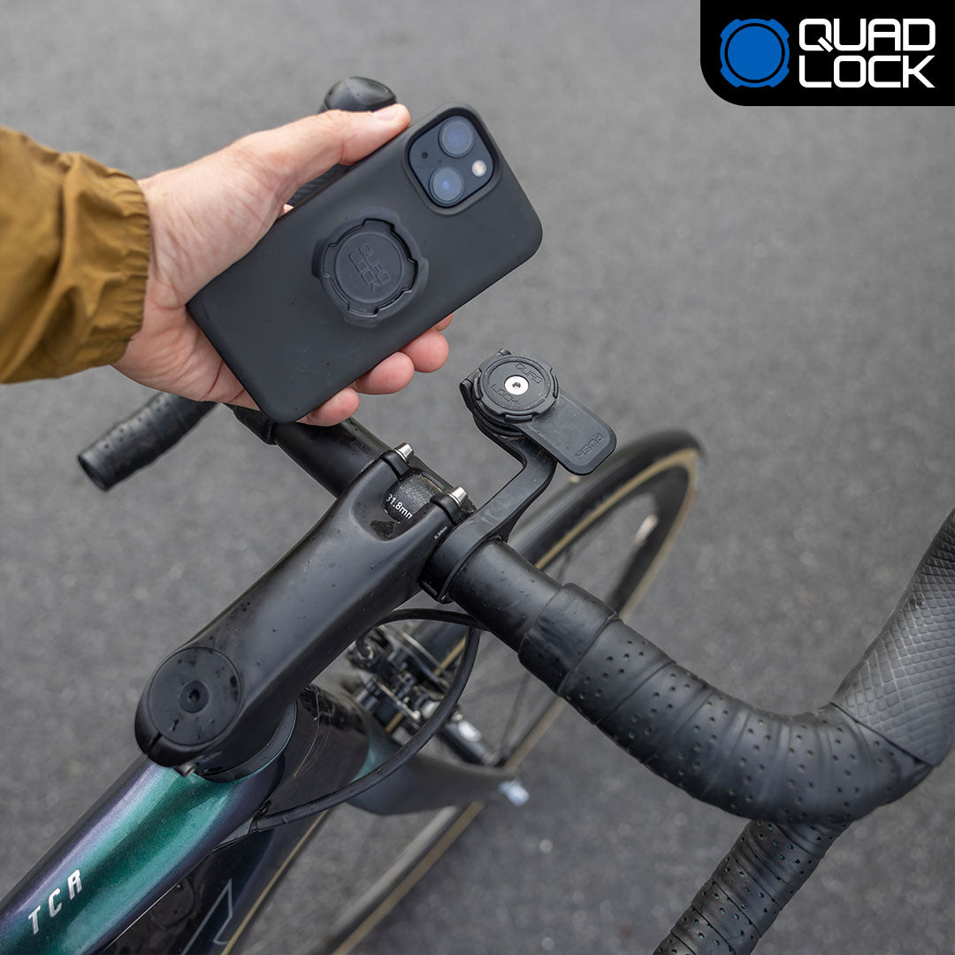 Premium Bike Out Front Mount - Universal Handlebar Phone Holder for Cycling, Running & Outdoor Sports - Perfect for GPS Navigation & Fitness Tracking