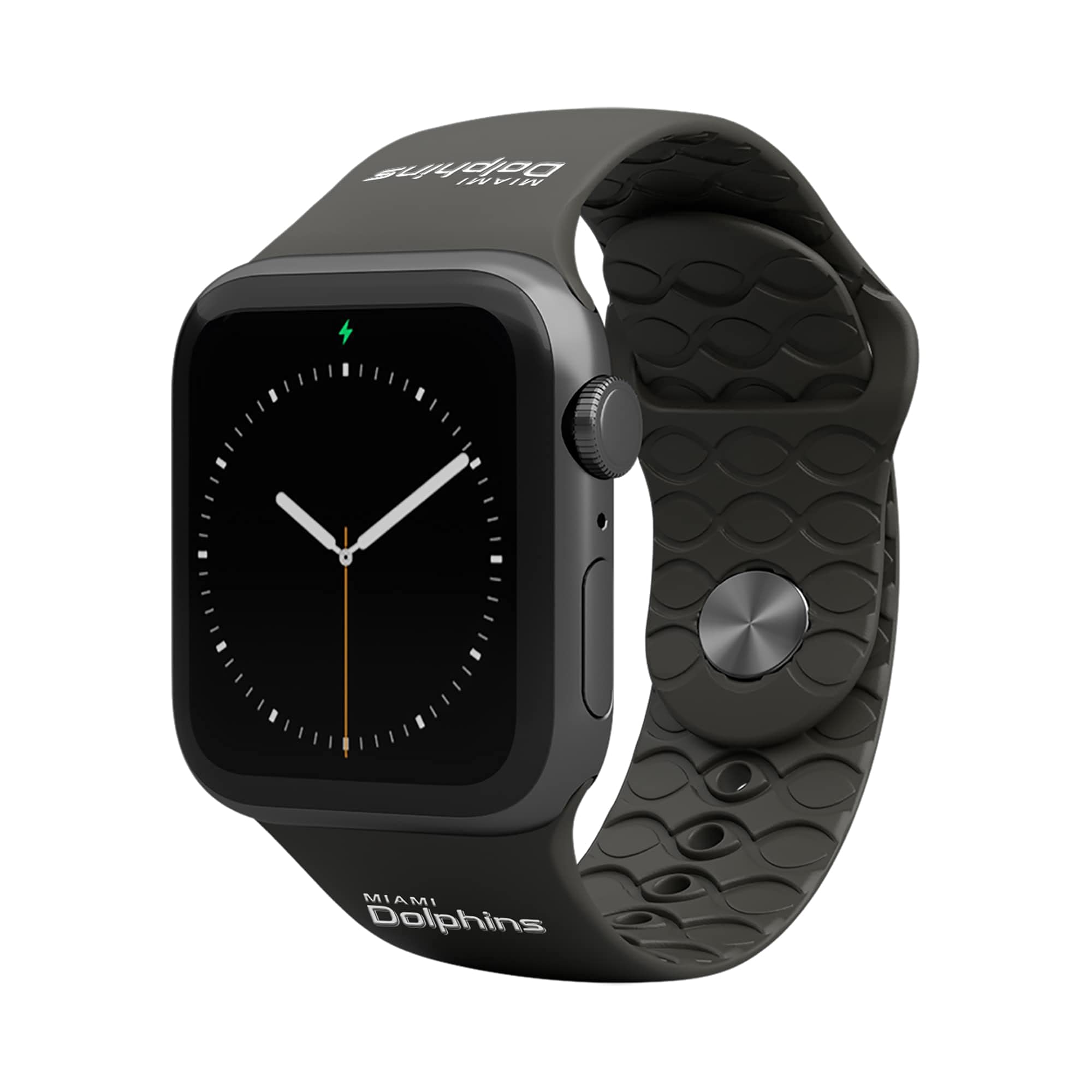 Groove Life NFL 42mm 44mm Engraved Silicone Watch Band for Apple Watch - Durable Sports Wristband for Football Fans & Game Day