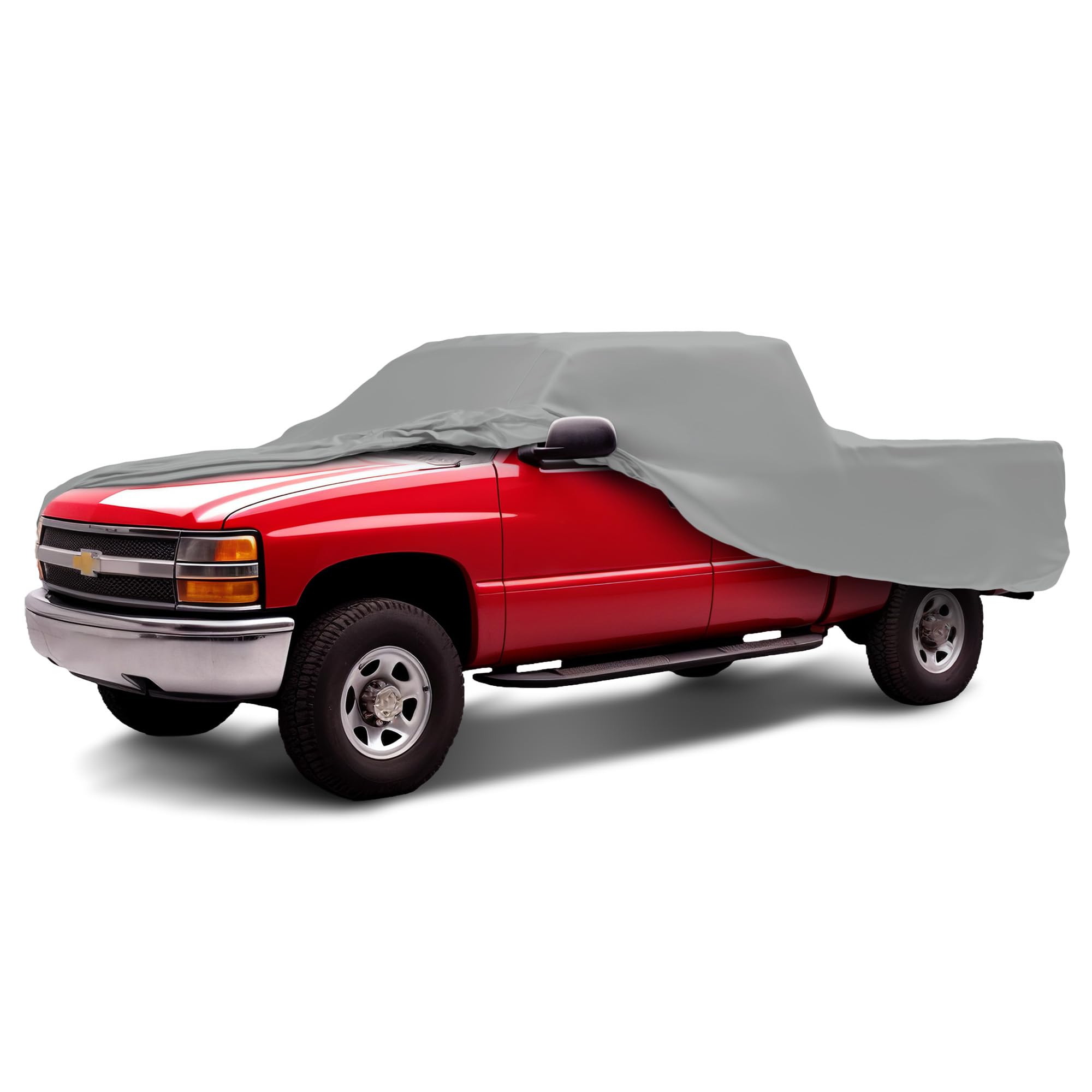 Weatherproof Truck Cover for Chevrolet Silverado 2500 Extended Cab (1999-2013) - Heavy Duty Waterproof Car Cover with Anti-Theft Cable Lock & Warranty - Perfect for Outdoor Parking & Long-Term Vehicle Protection