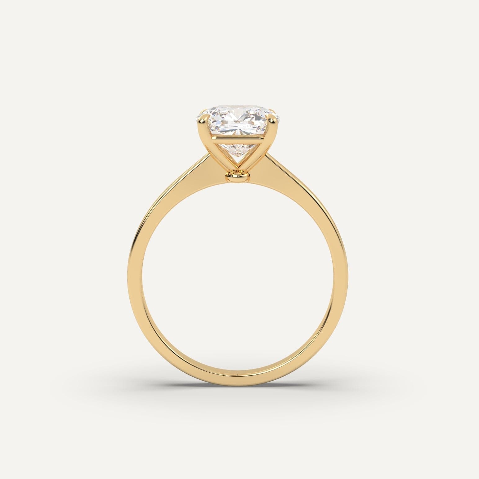 2 Carat Cushion Cut Diamond Engagement Ring - 14K White Gold Solitaire Wedding Band for Women - Perfect for Proposals, Anniversaries & Special Occasions