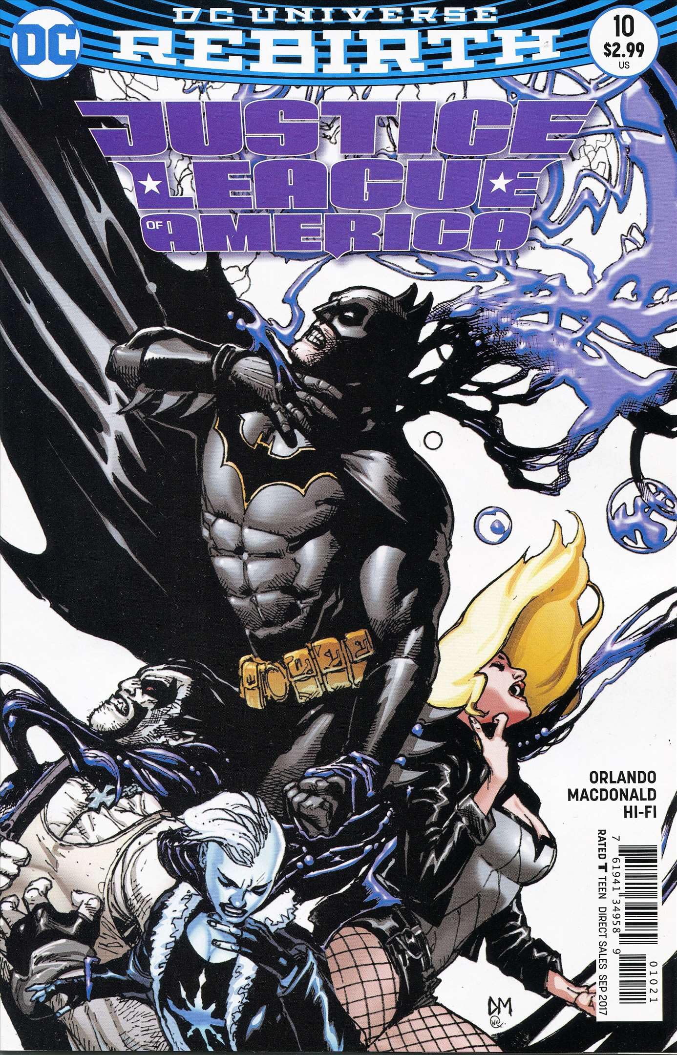 Justice League of America (5th Series) #10A VF/NM DC Comic Book | Rebirth Era | Collectible Superhero Comics for Fans & Investors