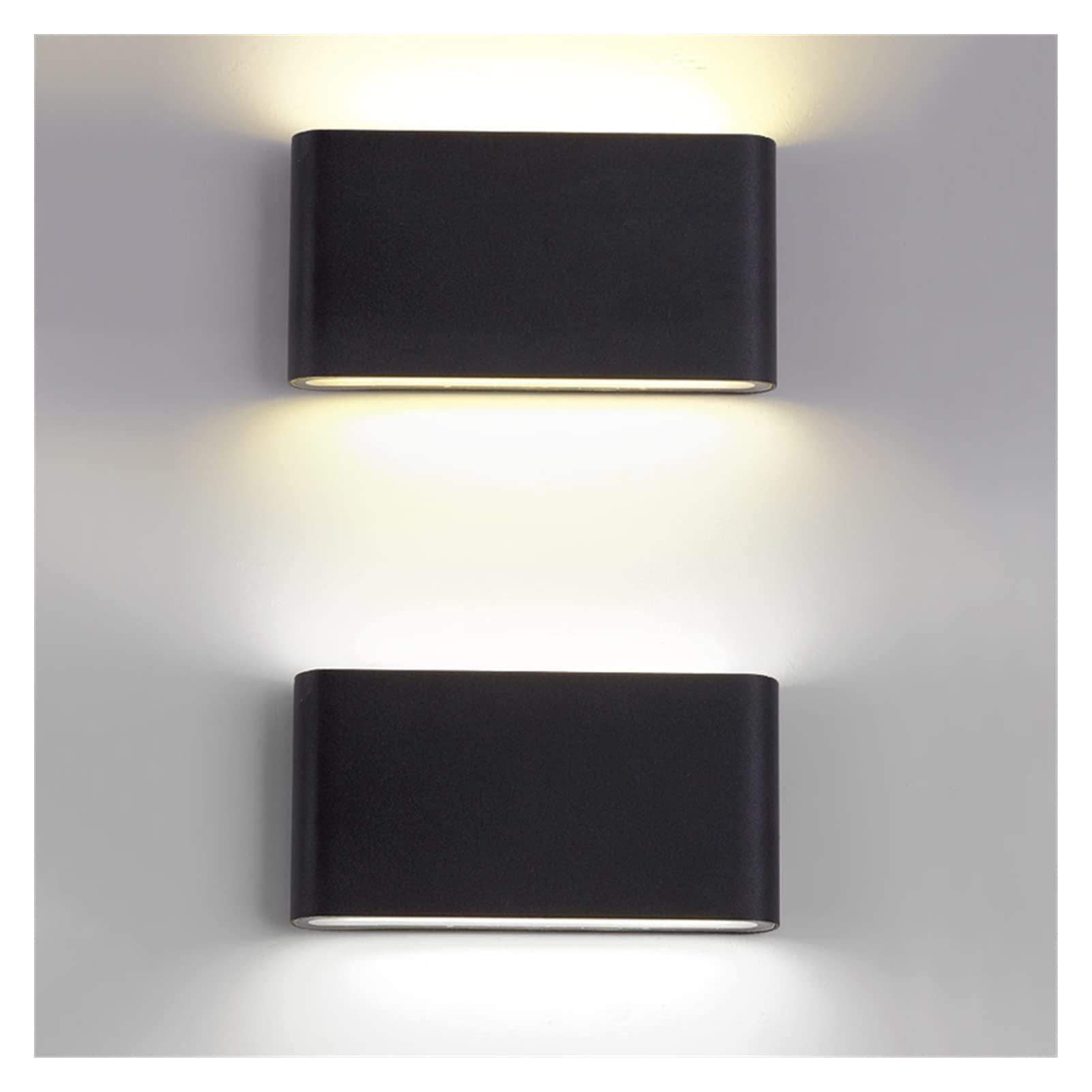 Double Head Wall Lamp - Indoor/Outdoor Up Down Lighting for Garden & Porch