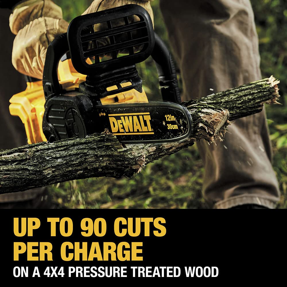 DEWALT DCCS620B 20V Max Brushless Cordless Chainsaw - Compact & Powerful (Tool Only) - Perfect for Tree Trimming, Yard Work & DIY Projects