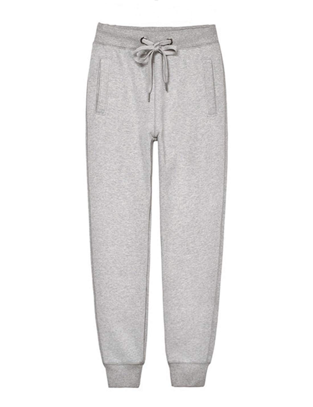 Snoly Women's Cotton Fleece Sweatpants - Soft Jogger Pants for Running, Yoga & Lounge Wear - Candy Color Activewear for Women, Teens & Girls - Perfect for Workouts, Relaxing & Casual Outfits