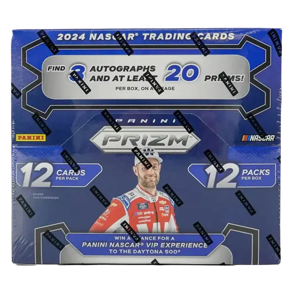 2024 Panini Prizm Racing Hobby Box - Premium Trading Cards Collection for Collectors & Enthusiasts - Perfect for Racing Memorabilia Displays & Investment