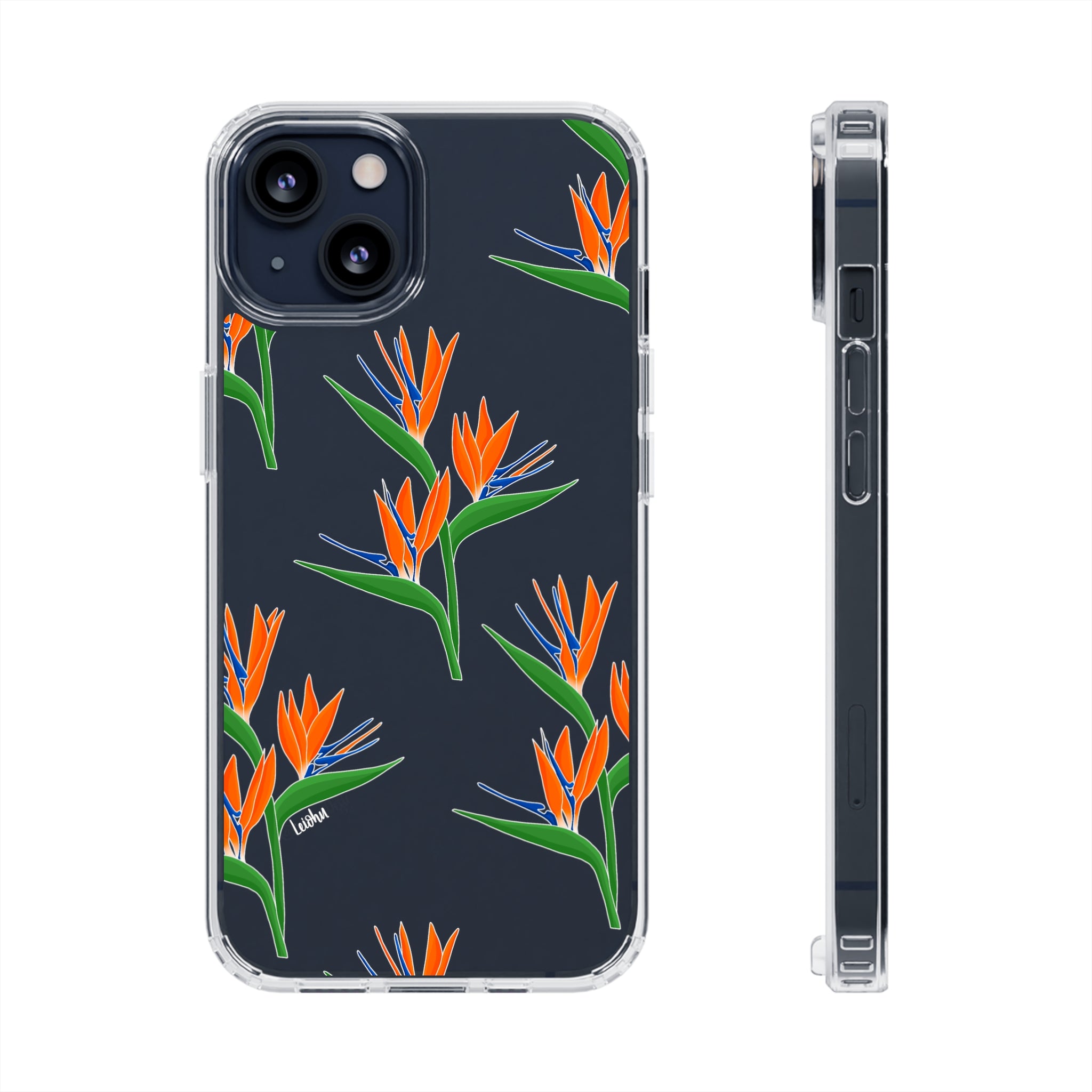 Bird of Paradise Clear Phone Case - Durable Protective Cover for iPhone & Samsung - Perfect for Nature Lovers & Tropical Style