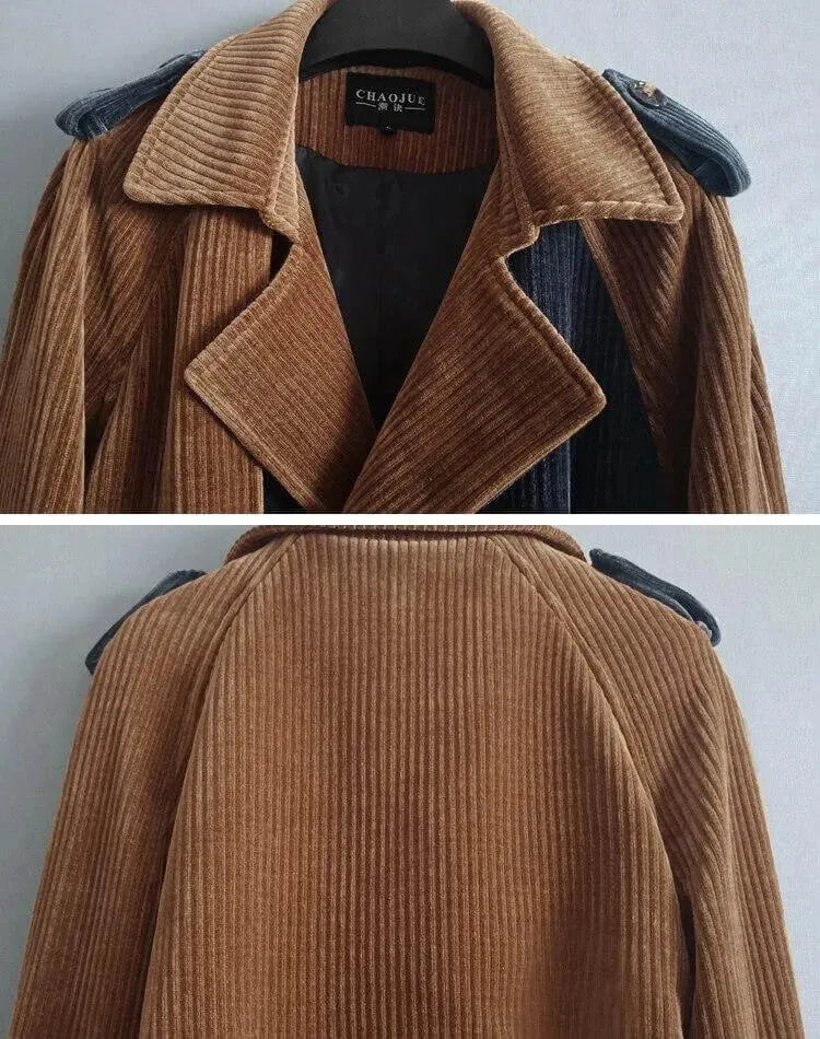 Men's Corduroy Winter Coat - Warm & Stylish Jacket for Cold Weather - Perfect for Outdoor Activities & Casual Wear