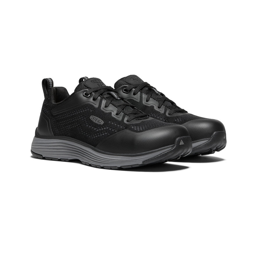 Sparta 2 ESD Women's Safety Shoes with Aluminum Toe - Steel Grey & Black | Slip-Resistant Work Boots for Electricians, Warehouse & Industrial Workers