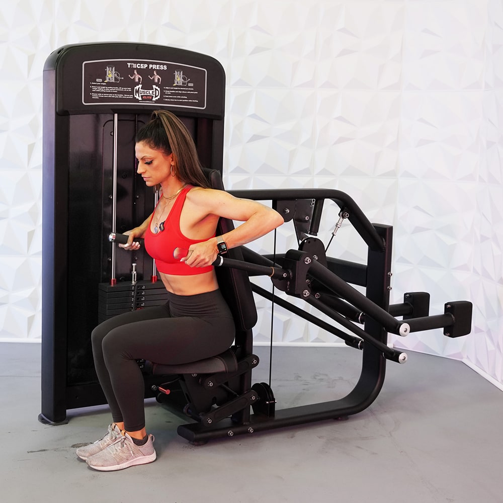 Muscle D Elite Triceps Press MDE 06 - Professional Gym Equipment for Arm Workouts & Strength Training - Perfect for Home Gym, CrossFit, and Bodybuilding