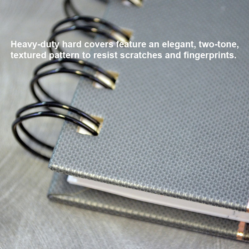 Royale Wirebound Business Notebook - Premium Lined Journal for Office, School & Meetings - Spiral Bound Writing Pad with Durable Cover