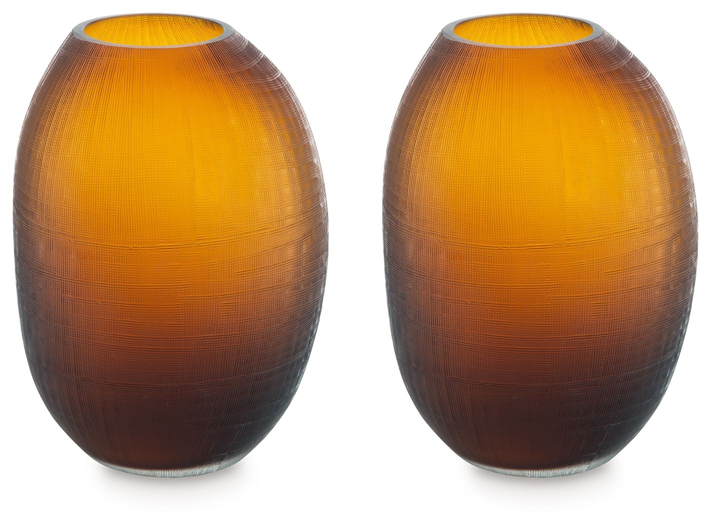 Embersen Modern Glass Vase - Elegant Home Decor for Flowers, Centerpiece, Wedding & Living Room Decorations - Perfect for Dining Table, Office Desk & Gift Giving