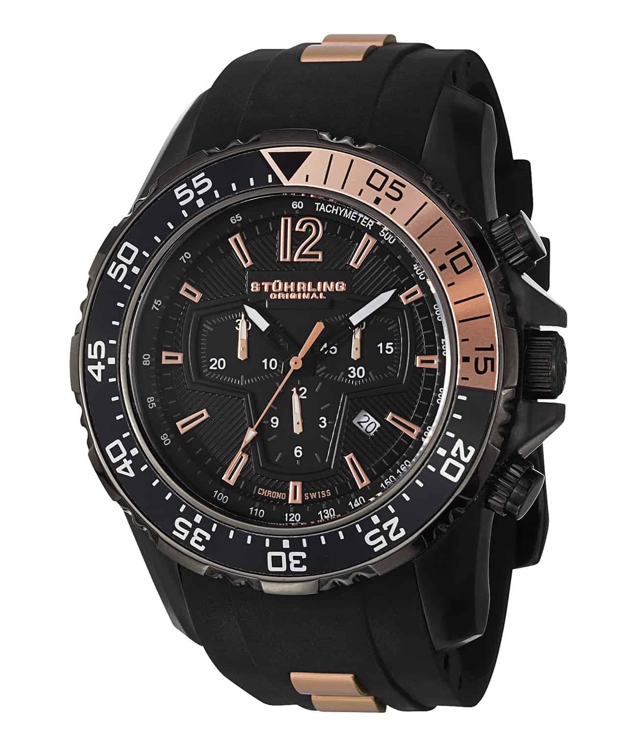 Enterprise II 529 Quartz 53mm Professional Diving Watch - Waterproof Men's Sports Watch for Scuba Diving, Swimming & Outdoor Adventures