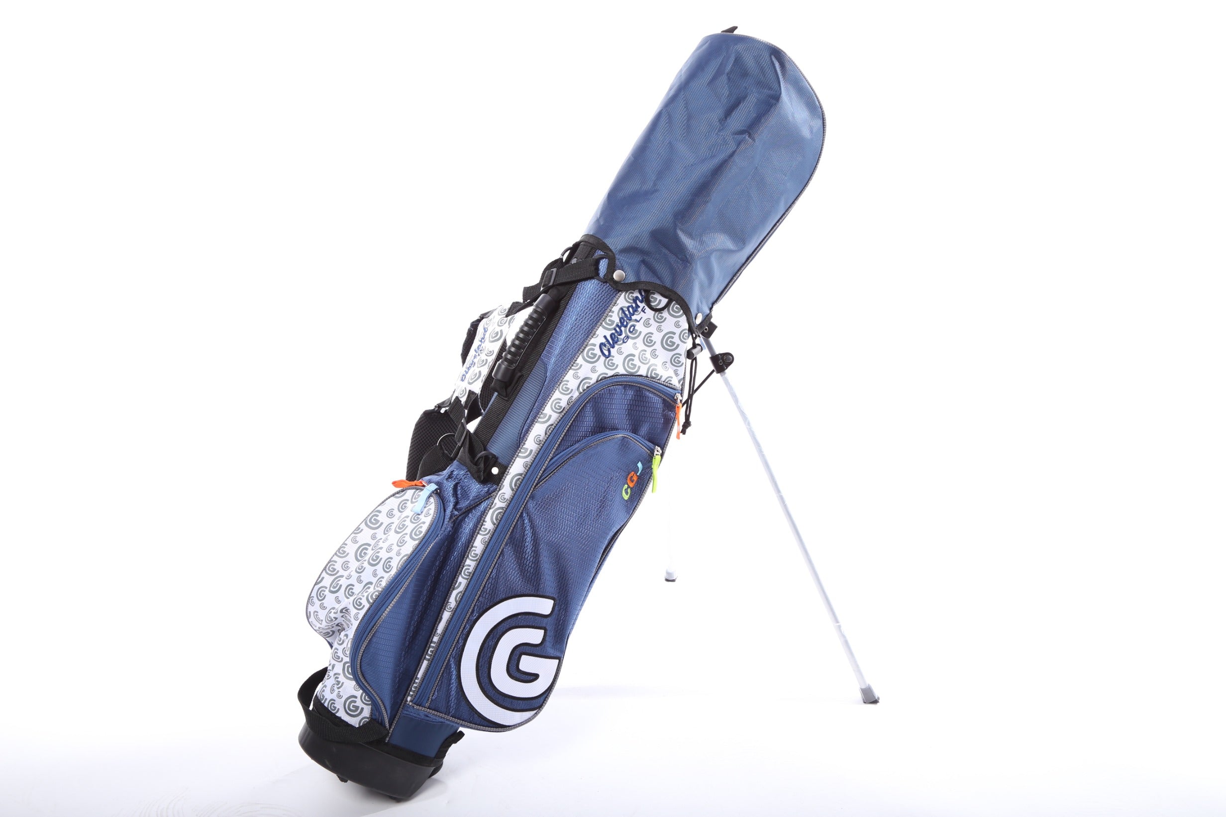 Used Cleveland CGJ Large Complete Golf Club Set - Right Handed Driver, Fairway Wood, Hybrid, 7 Iron, 9 Iron, Sand Wedge & Putter - Youth Flex Shaft - Perfect for Junior Golfers & Beginners - Ideal for Driving Range, Course Practice & Tournament Play