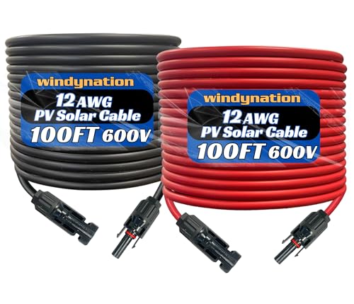 100 Feet Black + 100 Feet Red