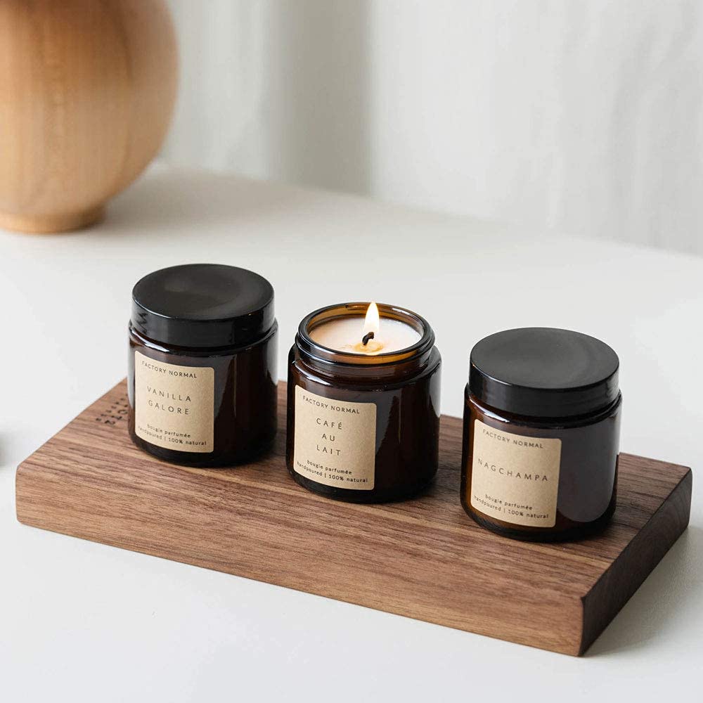 Cleopatra Floral Scented Soy Candles - Handmade in Amber Jar, 4oz, 18-Hour Burn Time - Perfect for Home Decor, Relaxation & Romantic Ambiance