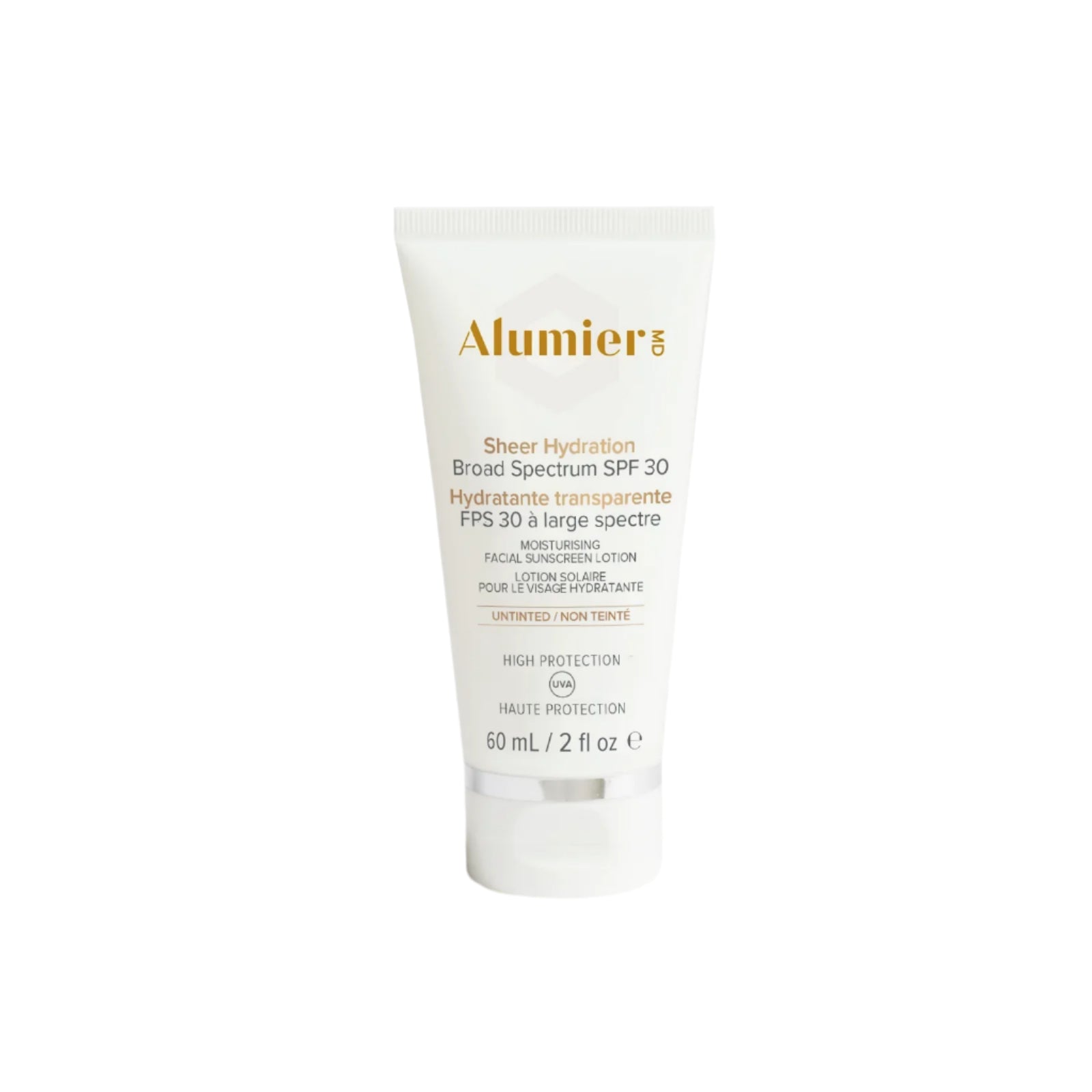 Alumier MD Sheer Hydration Broad Spectrum SPF 30 Sunscreen - Lightweight, Oil-Free Face Sunscreen for Daily Use - Perfect for Sensitive Skin & Outdoor Activities