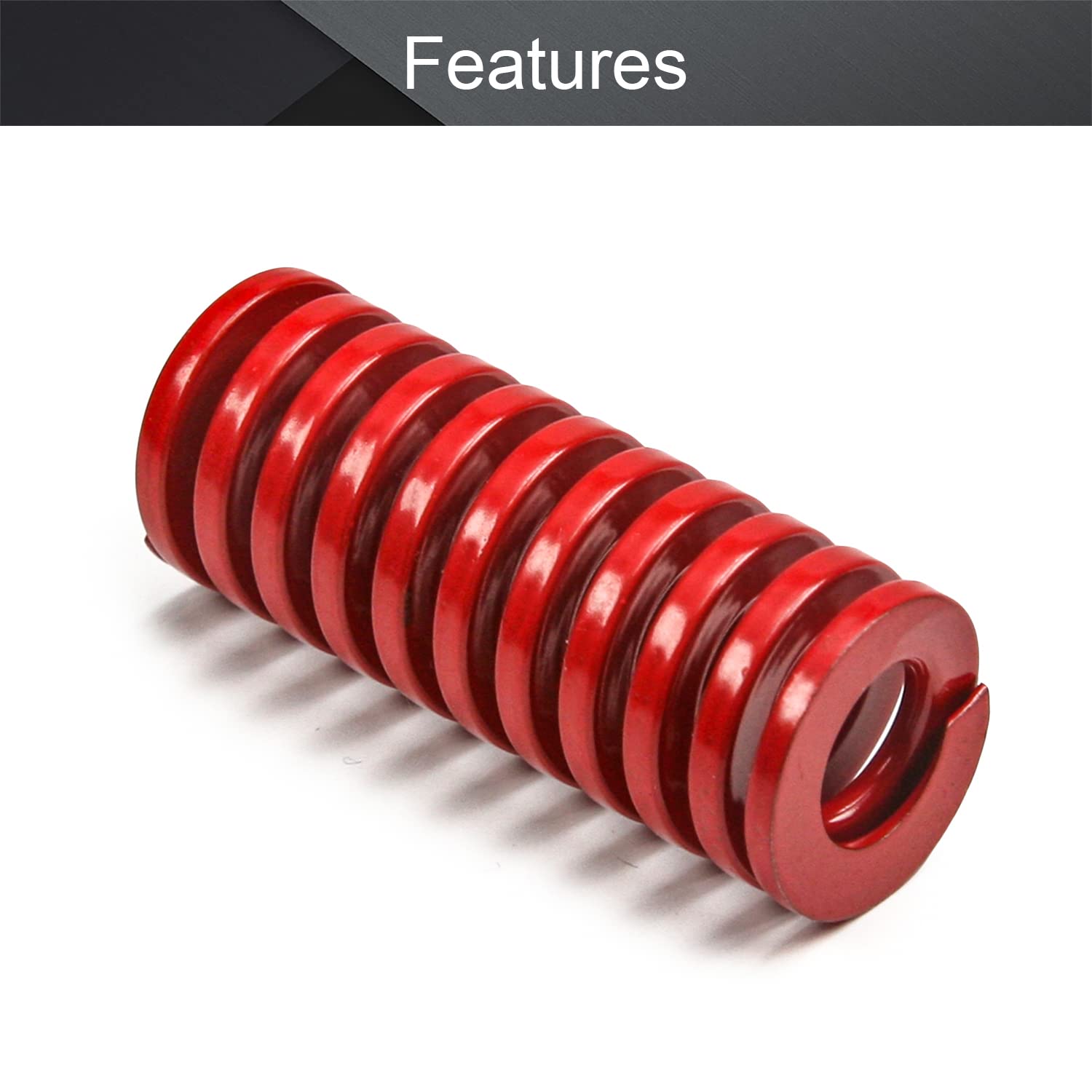 MroMax 3D Printer Die Spring - 20mm OD, 50mm Length, Medium Load Compression Mold Spring for Creality Ender 3/5, Electric Parts, Red (1PC) - Perfect for 3D Printer Maintenance & Repairs