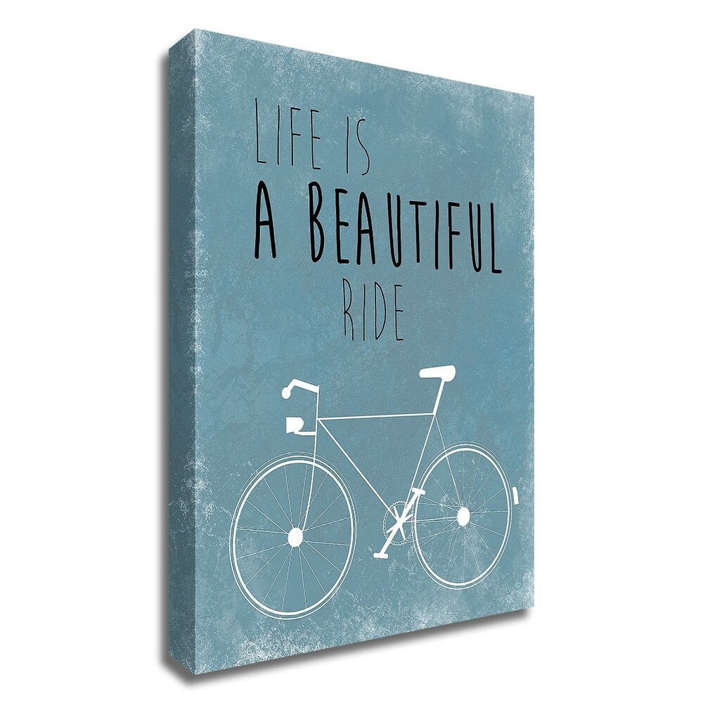Beautiful Ride by Jan Weiss - Premium Canvas Art Print Ready to Hang - Perfect for Living Room, Bedroom & Office Wall Decor