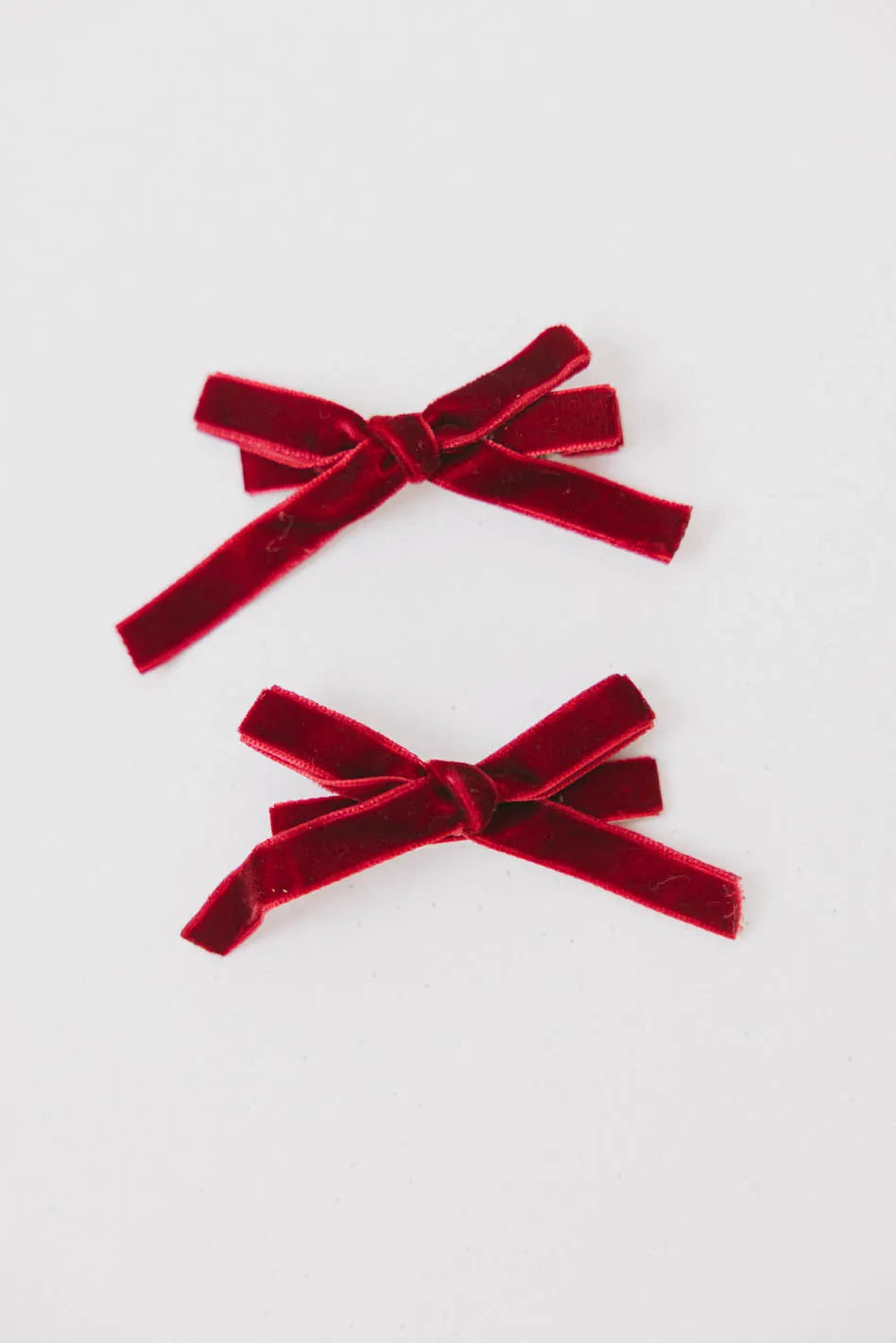 Mini Velvet Bow Hair Clip in Wine Red - Elegant Hair Accessory for Women & Girls, Perfect for Weddings, Parties & Everyday Styling