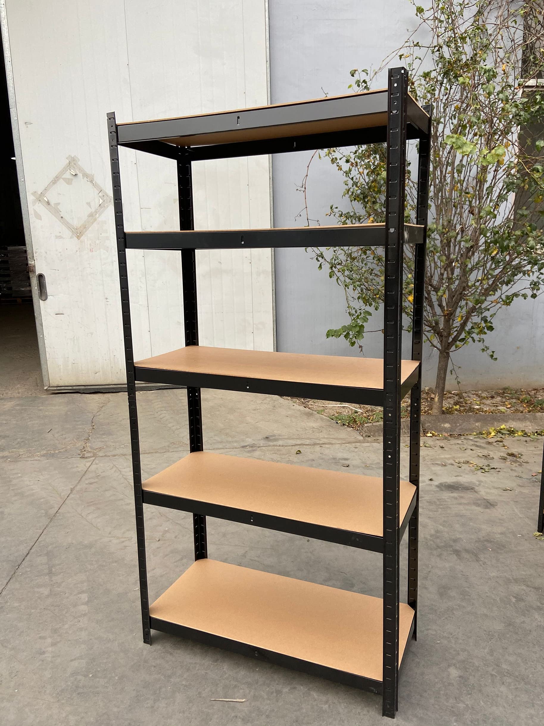 5-Tier Heavy Duty Adjustable Boltless Metal Garage Shelving Unit - 59