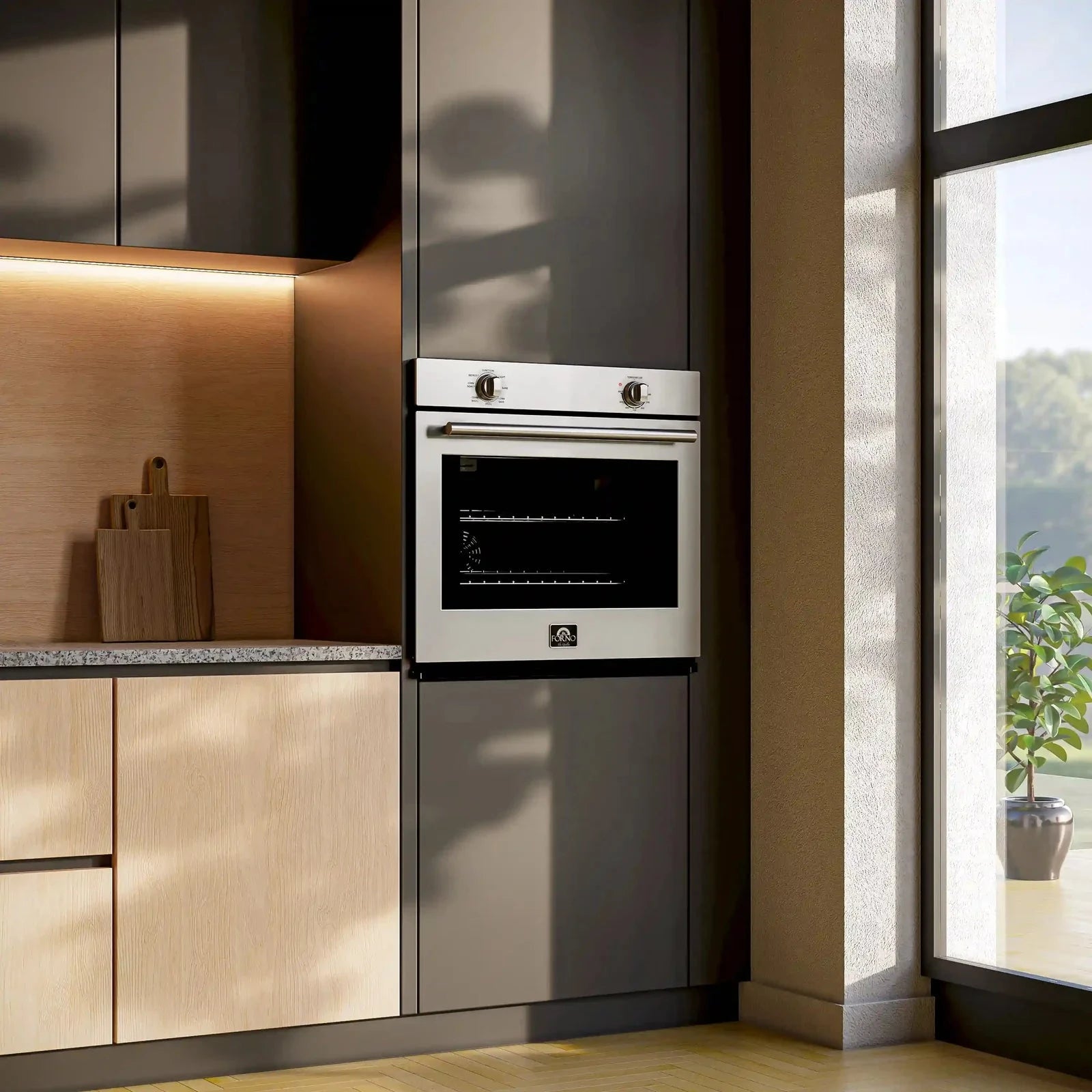 Forno Vomero 30 Inch Stainless Steel Single Wall Oven - FBOEL1370 30