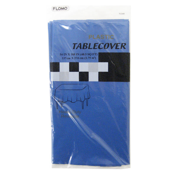 Premium Blue Rectangular Table Cover - Waterproof & Stain-Resistant for Dining, Parties, and Outdoor Events - Perfect for Weddings, Picnics, and BBQs