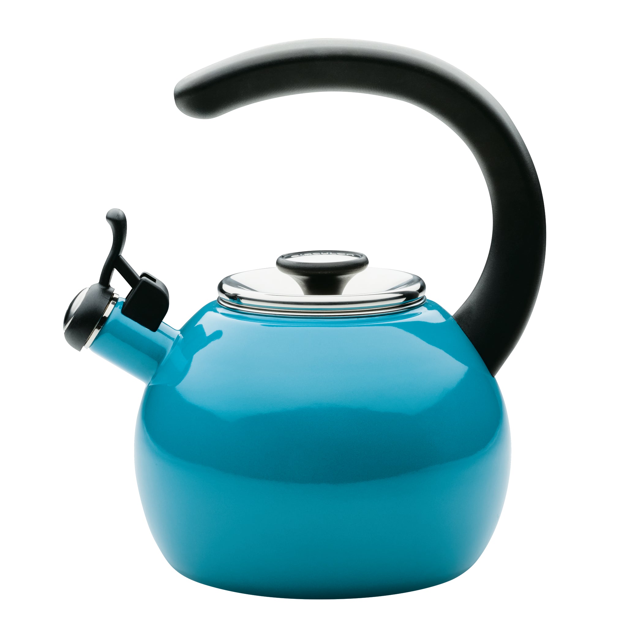 2 Quart Stainless Steel Whistling Tea Kettle with Flip-Up Spout - Perfect for Stovetop Brewing, Camping & Home Kitchen Use